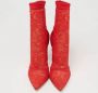 Gianvito Rossi Pre-owned Lace boots Red Dames - Thumbnail 3