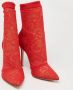 Gianvito Rossi Pre-owned Lace boots Red Dames - Thumbnail 4