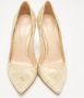 Gianvito Rossi Pre-owned Lace heels Yellow Dames - Thumbnail 3