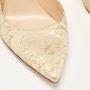 Gianvito Rossi Pre-owned Lace heels Yellow Dames - Thumbnail 7