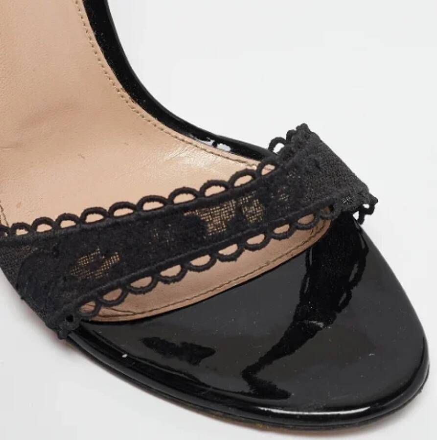 Gianvito Rossi Pre-owned Lace sandals Black Dames