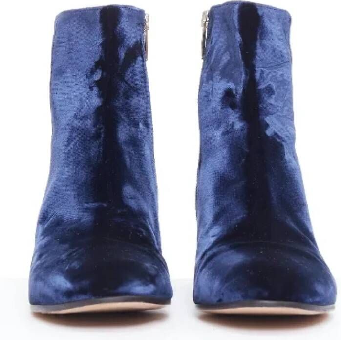 Gianvito Rossi Pre-owned Leather boots Blue Dames