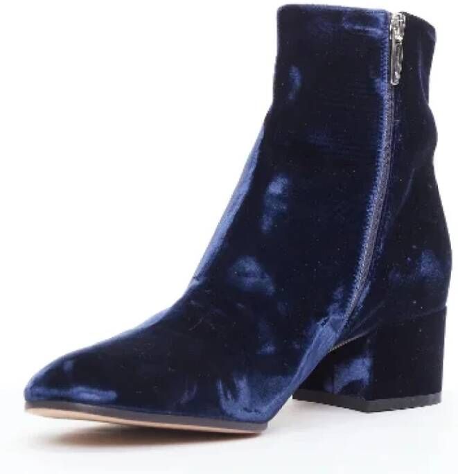 Gianvito Rossi Pre-owned Leather boots Blue Dames