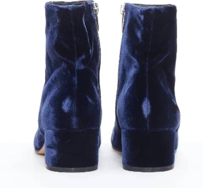 Gianvito Rossi Pre-owned Leather boots Blue Dames