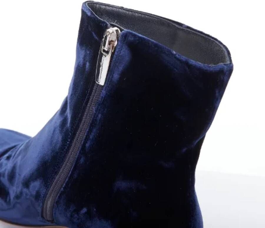 Gianvito Rossi Pre-owned Leather boots Blue Dames