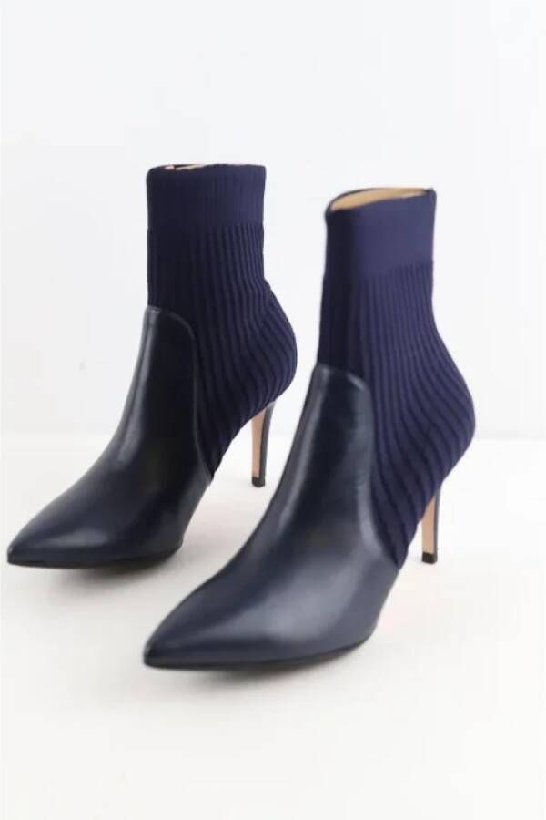 Gianvito Rossi Pre-owned Leather boots Blue Dames