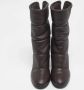 Gianvito Rossi Pre-owned Leather boots Brown Dames - Thumbnail 3