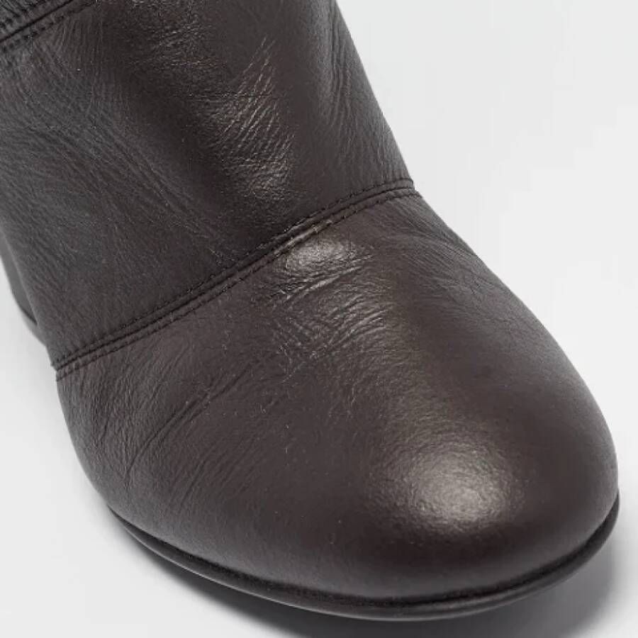 Gianvito Rossi Pre-owned Leather boots Brown Dames