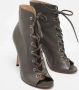 Gianvito Rossi Pre-owned Leather boots Gray Dames - Thumbnail 2