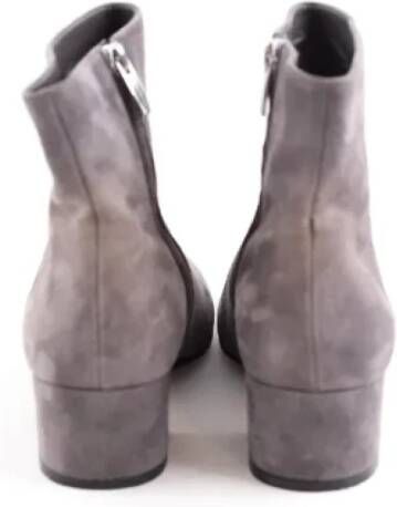 Gianvito Rossi Pre-owned Leather boots Gray Dames