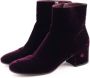 Gianvito Rossi Pre-owned Leather boots Purple Dames - Thumbnail 4