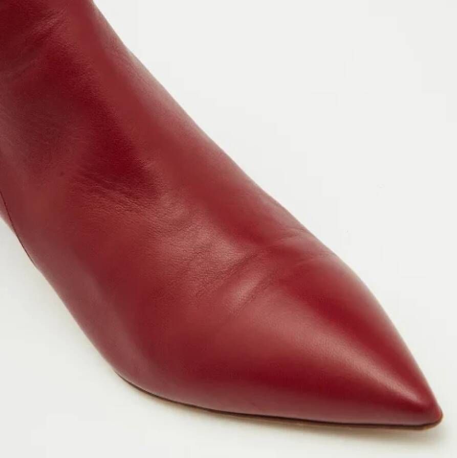 Gianvito Rossi Pre-owned Leather boots Red Dames