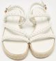 Gianvito Rossi Pre-owned Leather espadrilles White Dames - Thumbnail 3