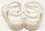 Gianvito Rossi Pre-owned Leather espadrilles White Dames - Thumbnail 5