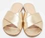 Gianvito Rossi Pre-owned Leather flats Yellow Dames - Thumbnail 3