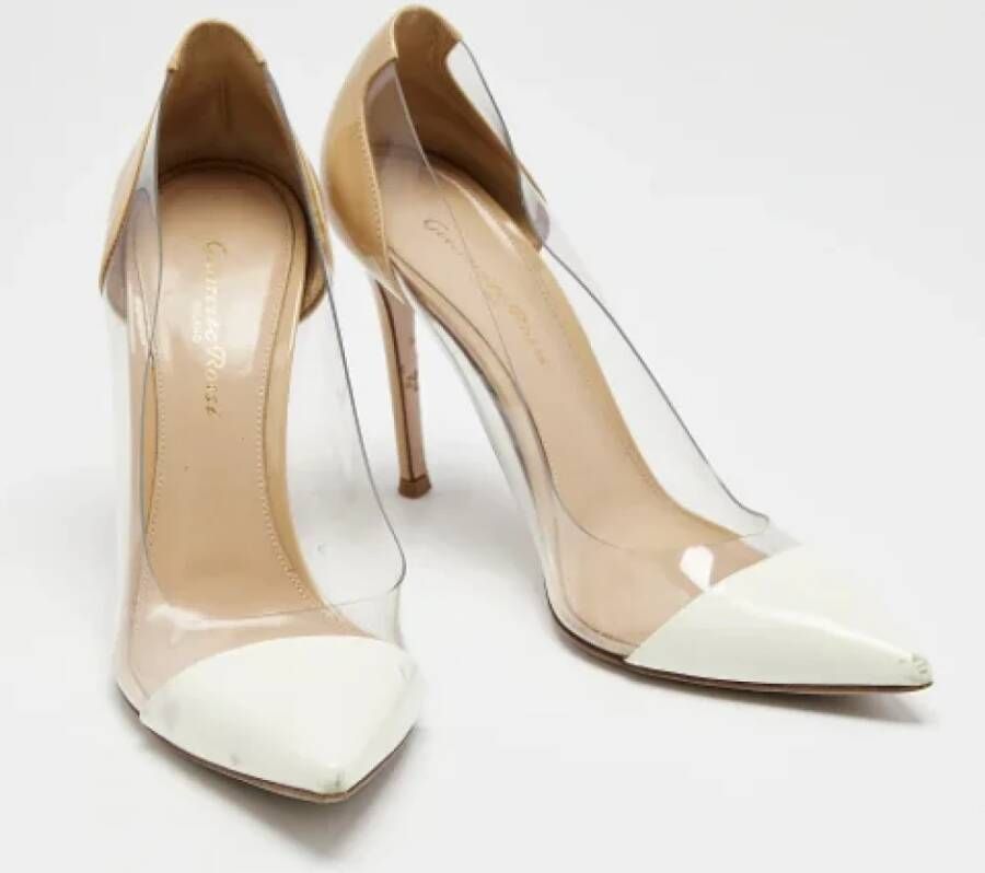 Gianvito Rossi Pre-owned Leather heels Beige Dames