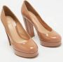 Gianvito Rossi Pre-owned Leather heels Beige Dames - Thumbnail 3