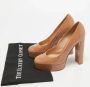Gianvito Rossi Pre-owned Leather heels Beige Dames - Thumbnail 8
