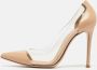 Gianvito Rossi Pre-owned Leather heels Beige Dames - Thumbnail 2