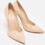 Gianvito Rossi Pre-owned Leather heels Beige Dames - Thumbnail 4