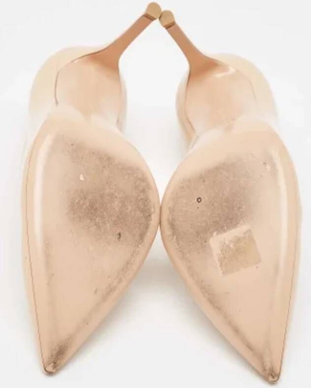 Gianvito Rossi Pre-owned Leather heels Beige Dames