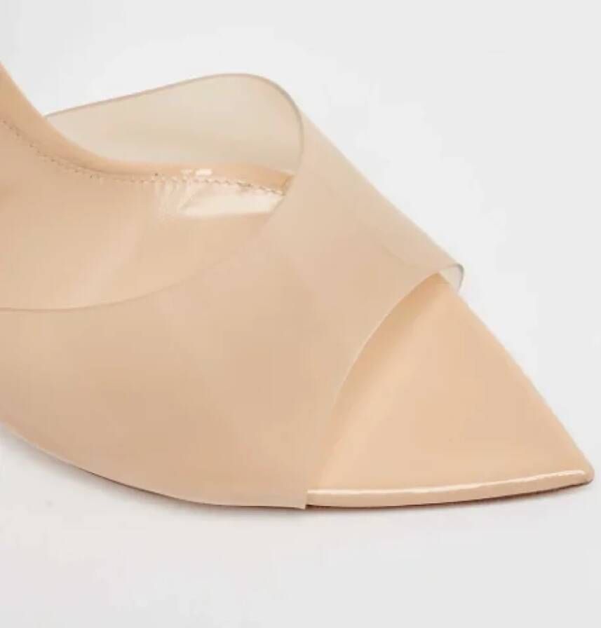 Gianvito Rossi Pre-owned Leather heels Beige Dames