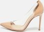 Gianvito Rossi Pre-owned Leather heels Beige Dames - Thumbnail 2