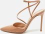 Gianvito Rossi Pre-owned Leather heels Beige Dames - Thumbnail 2