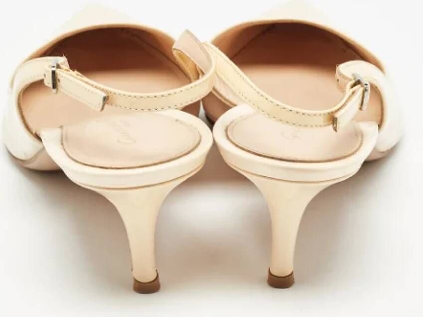 Gianvito Rossi Pre-owned Leather heels Beige Dames