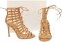 Gianvito Rossi Pre-owned Leather heels Beige Dames - Thumbnail 6