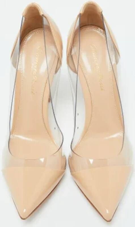 Gianvito Rossi Pre-owned Leather heels Beige Dames