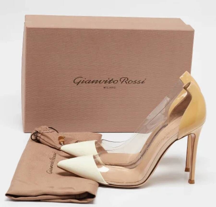 Gianvito Rossi Pre-owned Leather heels Beige Dames