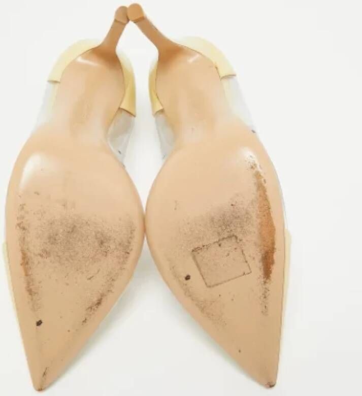 Gianvito Rossi Pre-owned Leather heels Beige Dames