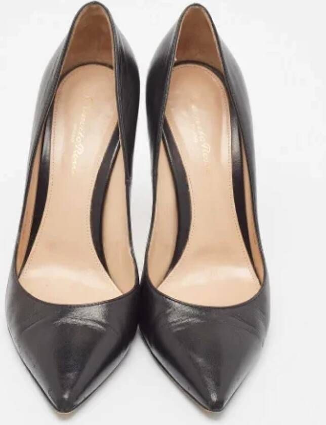 Gianvito Rossi Pre-owned Leather heels Black Dames