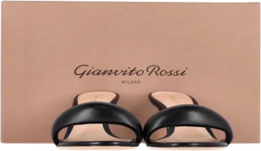 Gianvito Rossi Pre-owned Leather heels Black Dames