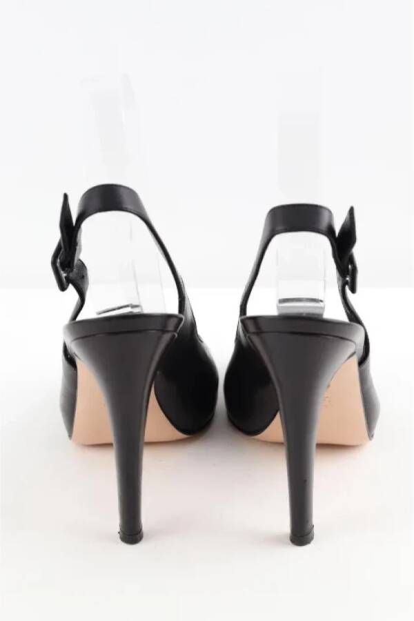 Gianvito Rossi Pre-owned Leather heels Black Dames