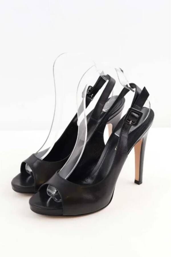 Gianvito Rossi Pre-owned Leather heels Black Dames