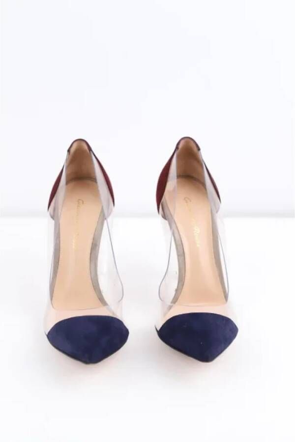 Gianvito Rossi Pre-owned Leather heels Blue Dames