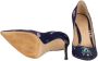 Gianvito Rossi Pre-owned Leather heels Blue Dames - Thumbnail 4