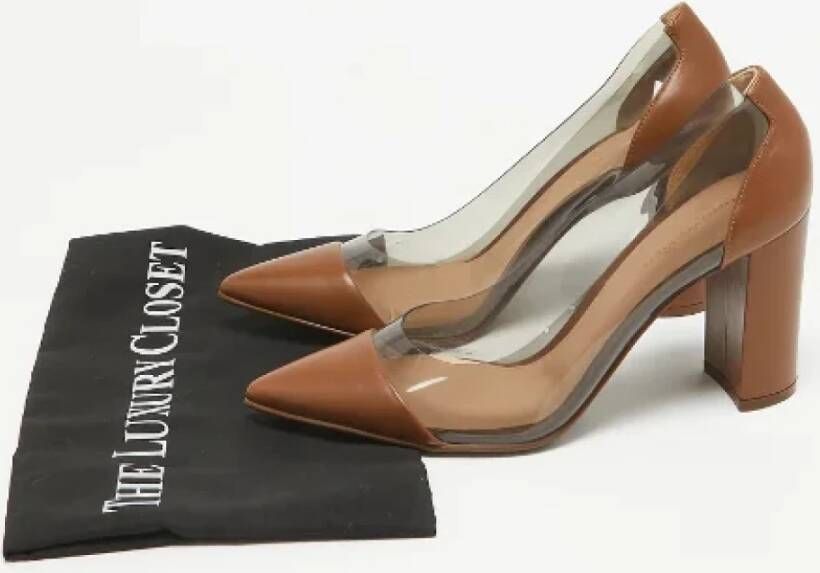 Gianvito Rossi Pre-owned Leather heels Brown Dames