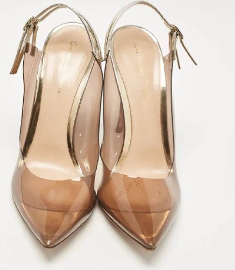 Gianvito Rossi Pre-owned Leather heels Brown Dames