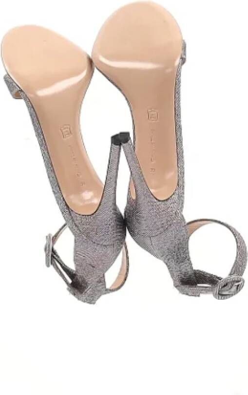 Gianvito Rossi Pre-owned Leather heels Gray Dames