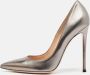 Gianvito Rossi Pre-owned Leather heels Gray Dames - Thumbnail 2