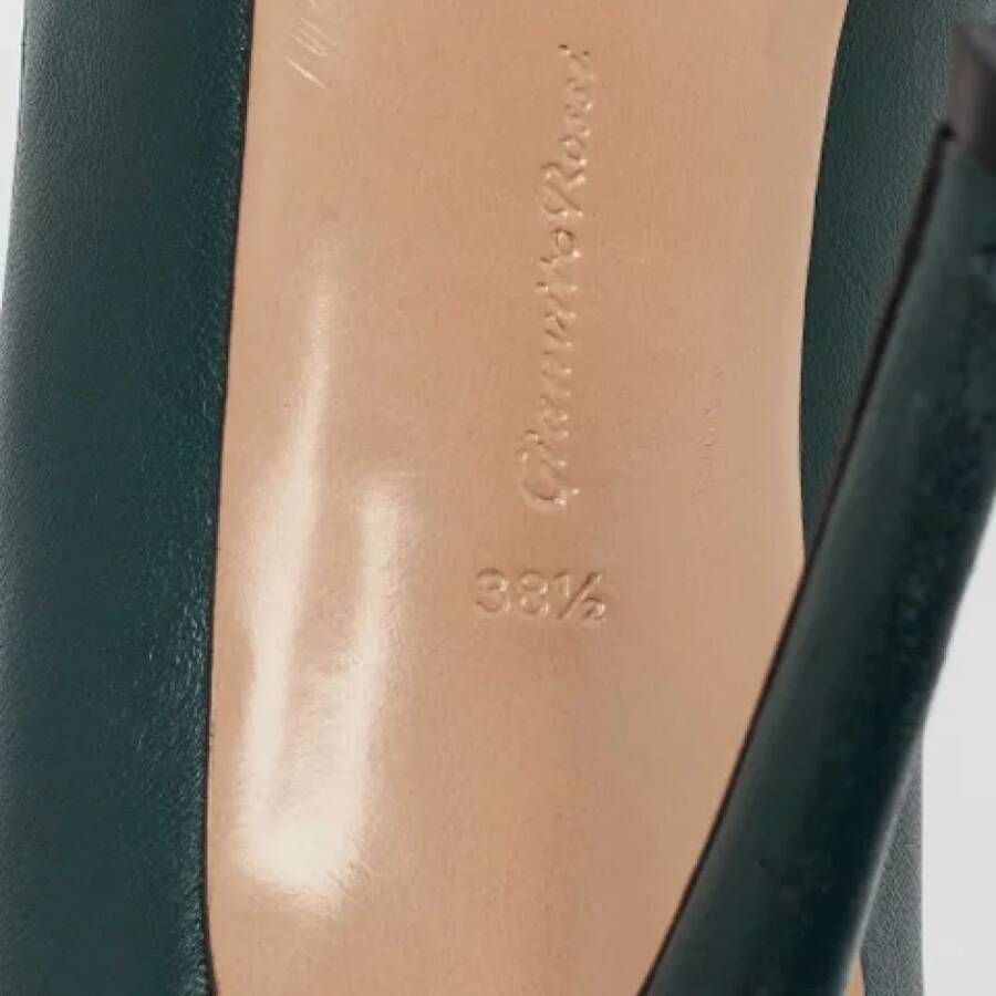 Gianvito Rossi Pre-owned Leather heels Green Dames