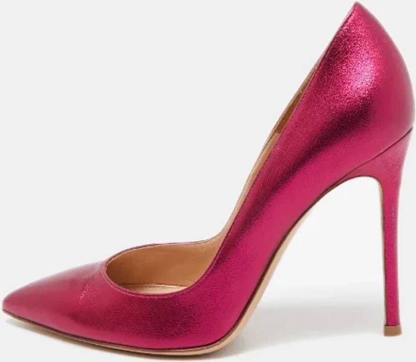 Gianvito Rossi Pre-owned Leather heels Pink Dames