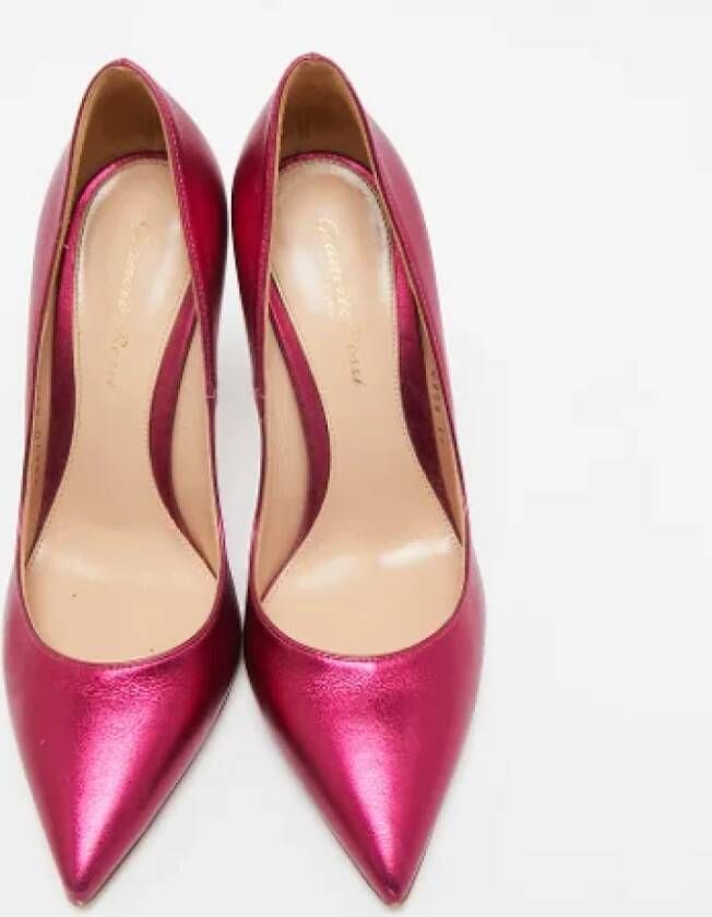 Gianvito Rossi Pre-owned Leather heels Pink Dames