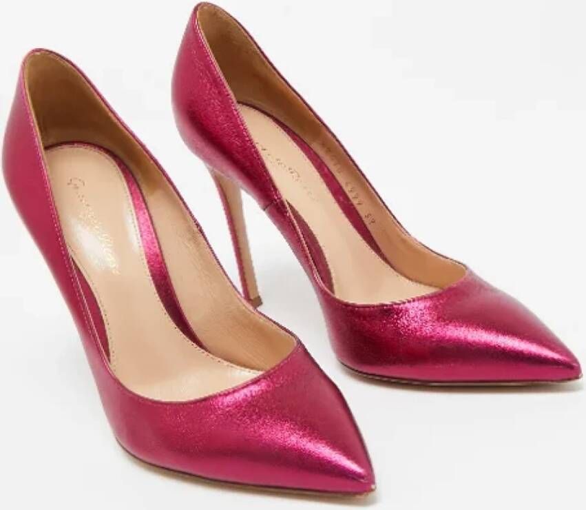 Gianvito Rossi Pre-owned Leather heels Pink Dames