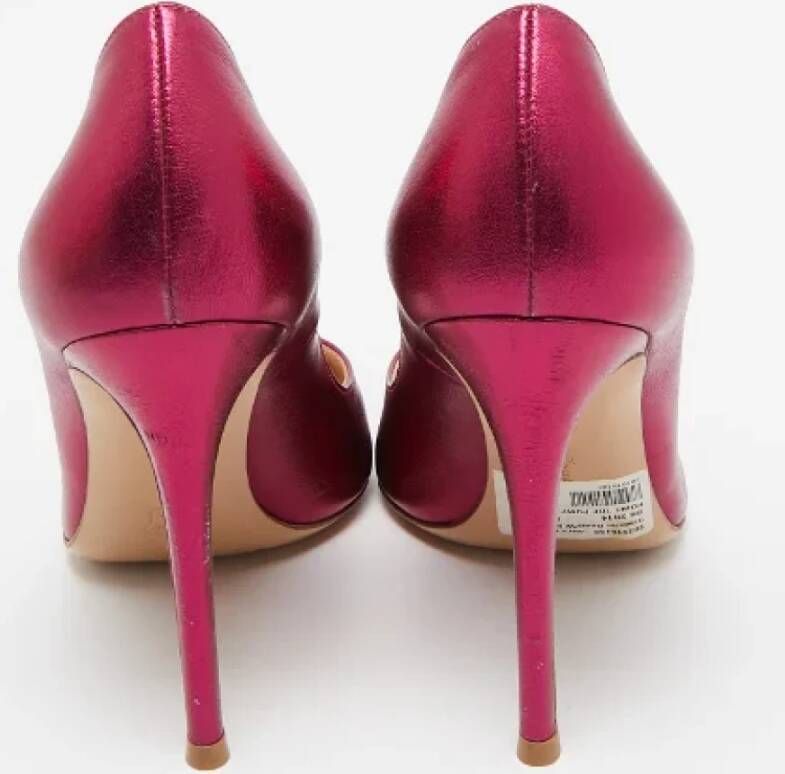 Gianvito Rossi Pre-owned Leather heels Pink Dames