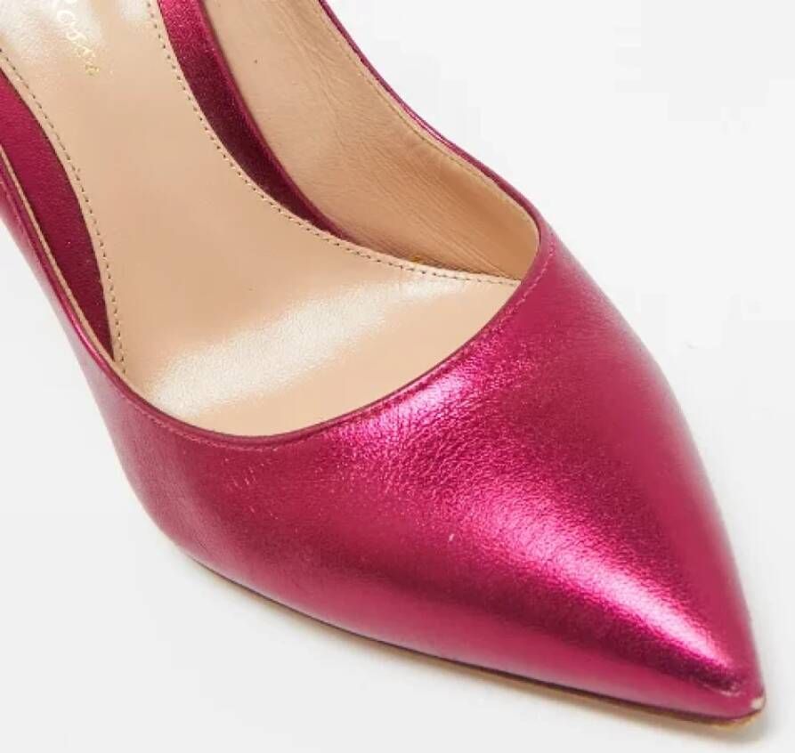 Gianvito Rossi Pre-owned Leather heels Pink Dames