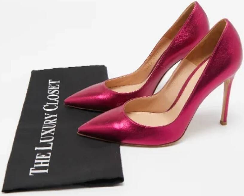 Gianvito Rossi Pre-owned Leather heels Pink Dames